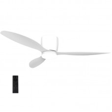 Ανεμιστήρας Οροφής LED CCT 2600lm 30W Με 3 Πτερύγια Remote Control Λευκός 